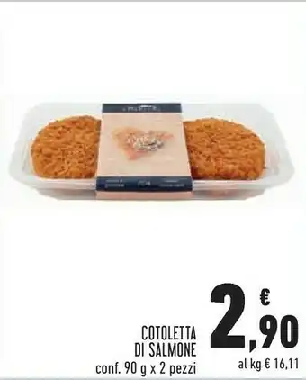 Conad Margherita Cotoletta di salmone offerta