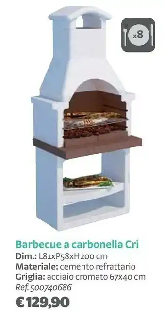 Bricocenter Cri barbecue a carbonella offerta