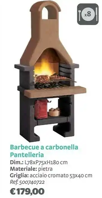 Bricocenter Pantelleria barbecue a carbonella offerta