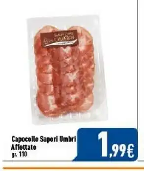 Capocollo affettato