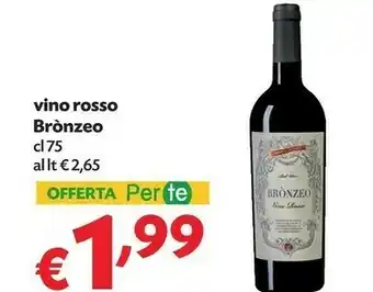 Pam Bronzeo vino rosso offerta