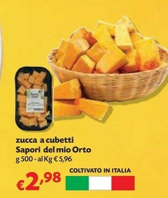 Pam Sapori del mio orto zucca a cubetti offerta