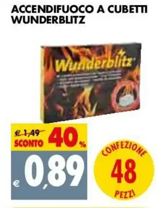 Accendifuoco A Cubetti Wunderblitz