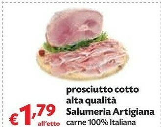 Pam Salumeria artigiana prosciutto cotto alta qualità offerta