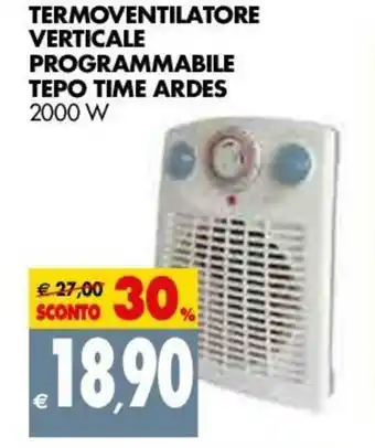 Tigros Ardes Termoventilatore Verticale Programmabile Tepo Time offerta