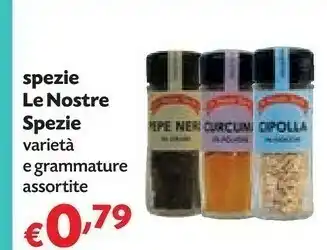 Spezie le nostre spezie
