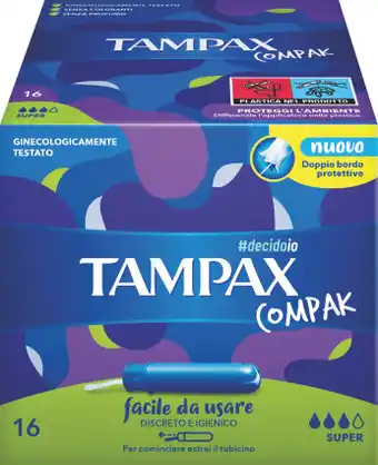 MD Discount TAMPAX COMPAK/ BLU BOX offerta