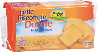 MD Discount FETTE BISCOTTATE DORATE offerta