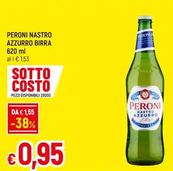 Famila PERONI NASTRO AZZURRO BIRRA 620 ml offerta