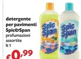 Pam Spic&span detergente per pavimenti offerta