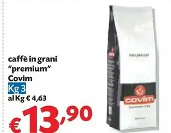 Pam Caffè in grani premium offerta