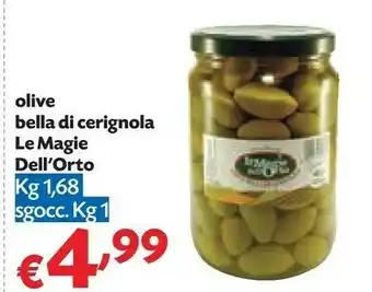 Le magie dell'orto olive bella di cerignola