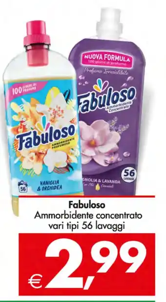 Deco Supermercati Fabuloso Ammorbidente concentrato vari tipi 56 lavaggi offerta