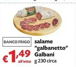 Pam Salame galbanetto offerta