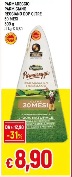 Famila PARMAREGGIO PARMIGIANO REGGIANO DOP OLTRE 30 MESI 500 g offerta