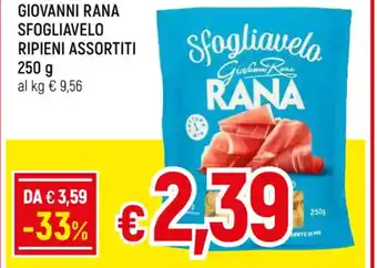 Famila GIOVANNI RANA SFOGLIAVELO RIPIENI ASSORTITI 250 g offerta