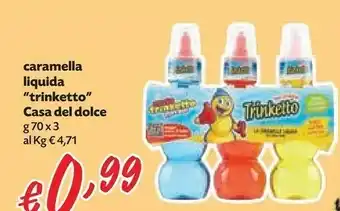 Trinketto - la caramella liquida pesca 210 g(ml)