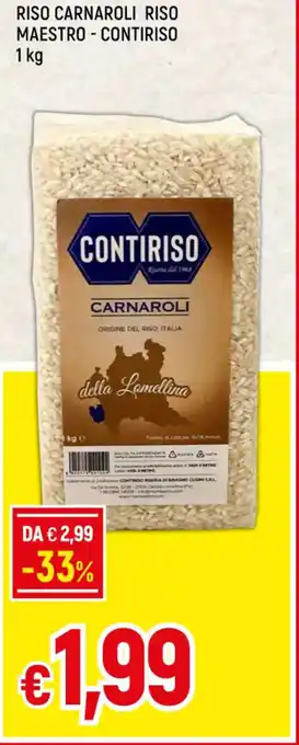 Famila RISO CARNAROLI RISO MAESTRO CONTIRISO 1 kg offerta