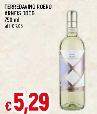 Famila TERREDAVINO ROERO ARNEIS DOCG 750 ml offerta