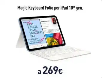 Unieuro Magic Keyboard Folio per iPad 10th gen. offerta