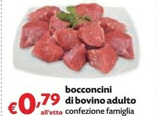 Panorama Bocconcini di bovino adulto offerta