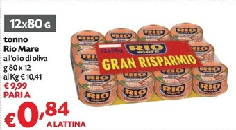 Panorama Tonno rio mare offerta