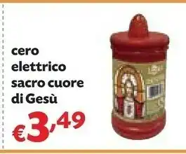 Cero elettrico sacro cuore di gesù
