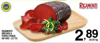 Sigma Bresaola punta d'anca igp oro offerta