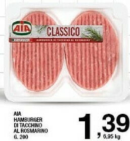Sigma Classico hamburger con tacchino e rosmarino 200 g(ml) offerta