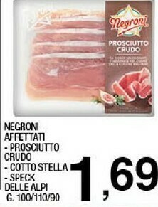 Cotto stella prosciutto cotto alta qualità 110 g(ml)
