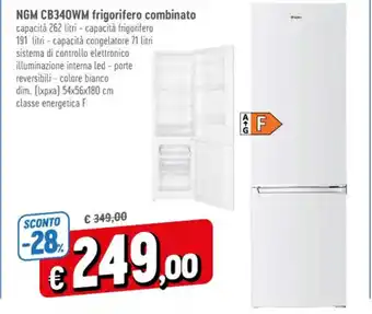 Famila NGM CB340WM frigorifero combinato offerta