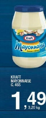 Mayonnaise cremosa e delicata 465 g(ml)