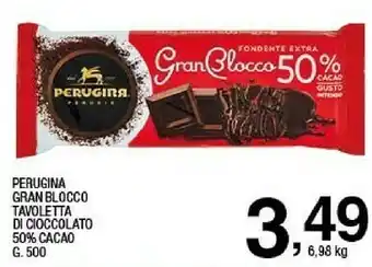 Sigma Gran blocco fondente extra 50% cacao gusto intenso 500 g(ml) offerta