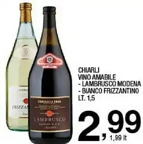 Sigma Vino amabile lambrusco modena offerta