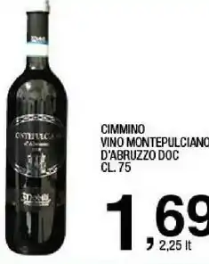 Sigma Vino montepulciano d'abruzzo doc offerta