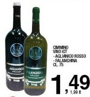Vino igt aglianico rosso