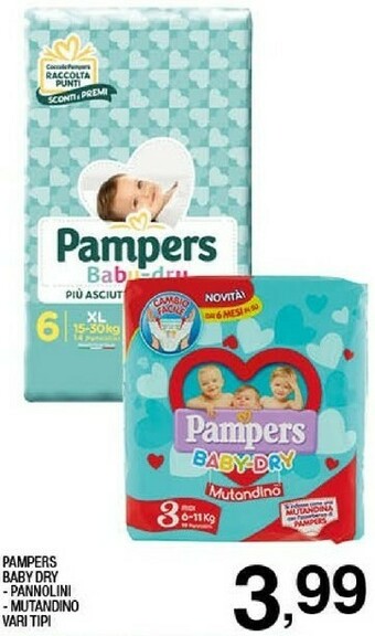 Baby dry pannolini
