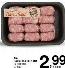Sigma Salsiccia paesana in chicchi offerta