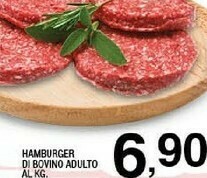 Sigma Hamburger di bovino adulto offerta