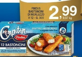 Sigma 12 bastoncini con 100% filetti di merluzzo 300 g(ml) offerta