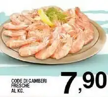 Sigma Code di gamberi fresche offerta
