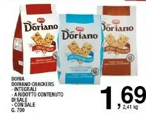 Sigma Crackers integrali no 700 g(ml) offerta