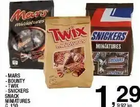 Sigma Snickers miniatures offerta