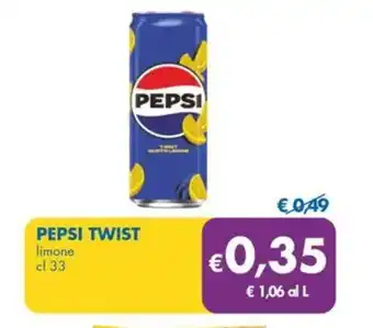 MD Discount PEPSI TWIST limone cl 33 offerta