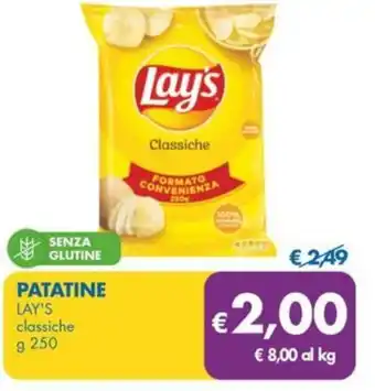 MD Discount PATATINE LAY'S classiche g 250 offerta