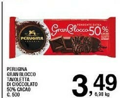Gran blocco fondente extra 50% cacao gusto intenso 500 g(ml)