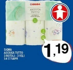 Sigma Sigma asciugatutto offerta