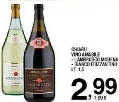 Sigma Chiarli - lambrusco amabile 1500 g(ml) offerta