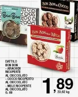 Sigma Bon bon arachidi ricoperte offerta