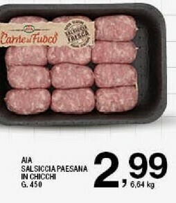 Sigma Salsiccia paesana in chicchi offerta